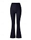 cheap Yoga Leggings &amp; Tights-Women&#039;s fitness pants Yoga Leggings sport pants Flared Lightweight Yoga Fitness Pilates Pants Black White Pink Fall Winter Sports Activewear Micro-elastic