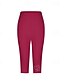 economico -Per donna Pantaloni capri Leggings Leggings comodi Casual Athleisure Lunghezza al polpaccio Vita Alta Semplice Elastico in vita Foratura a caldo Traspirabilità Elasticizzato Vacanza Streetwear