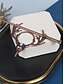 cheap Halloween Accessories-Women&#039;s Gothic Antler Hair Stick Clip – Vintage Alloy Deer Skull Hairpin with Blue Stone for Halloween Parties, Cosplay and Retro Occasions