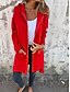 abordables chaqueta con capucha-Mujer Chaqueta casual Chaqueta con capucha Transpirable Cómodo Cremallera Bolsillo Casual Plano Vacaciones Calle Ropa Cotidiana Noche Cremallera Regular Con Capucha Ajuste regular Manga Larga Ropa de