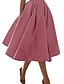 baratos Vestidos de Cocktail-Vestidos de Coquetel em A Vestido Elegante Casamento Formal Comprimento do Chá Sem Mangas Ombro a Descoberto Satim Costas Núas com Pregas