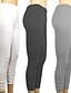 economico Leggings semplici-Per donna Pantaloni Leggings Leggings comodi Streetwear Casual Lunghezza intera Naturale Semplice Elastico in vita Comodo All&#039;aperto Confortevole All&#039;aperto Athleisure Ferie Magenta Grigio scuro