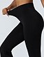 voordelige Yoga leggings en panty&#039;s-Dames Fitness broek Yoga legging sportbroek Lichtgewicht Yoga Fitness Pilates Broeken Zwart Roze Crème Herfst Winter Sport Sportkleding Micro-elastisch
