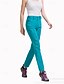 abordables pantalones cargo de mujer-Mujer Pantalones cargo pantalones Casual Longitud total Cintura Media Plano Bolsillo Cintura elástica Bolsillo con cremallera Confortable Al Aire Libre Cómodo Exterior Festivos Azul cielo Fucsia Otoño