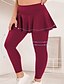abordables Deportes Talla Grande y Embarazo-Mujer mallas de pilates pantalones deportivos Mallas Leggings de Yoga Bolsillo Ligero Pilates Gimnasio Corriendo Pantalones Gris oscuro Negro Borgoña Talla Grande Deportes Ropa de Deporte