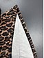 billige Grafiske nederdele-Dame Skjørte A-linje Mode Afslappet Maxi Høj Talje Nederdele Leopard Trykt mønster Mikroelastisk Gade Daglig Leopard Sommer Polyester