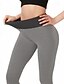 voordelige Effen legging-Dames Panty Leggings Streetwear Casual Volledige lengte Hoge taille Effen Elastische taille Ademend Rekbaar Vakantie Straat Alledaagse kleding Saffier Blauw Zwart Blozend Roze Groen Herfst Normale
