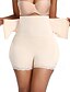 preiswerte Taillentrainer-Damen Formende Unterwäsche Schwitzgürtel Sport Einfarbig Elastischer Bund Shorts Täglich Ärmellos Schwarz Beige Sommer Frühling Herbst Winter