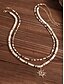 abordables Bijoux pour hommes-Collier pendentif soleil en perles tribales pour homme – bijou bohème rétro à plusieurs niveaux avec longueur réglable pour la plage, les festivals et les tenues d&#039;été décontractées