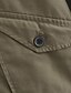 billige Sherpa jakker-Dame Casual jakke Hold Varm Bekvem Patchwork Lomme Mode Udendørs Vanlig udendørs Ferierejse Enradet Normal Aftæpning Regulær Langærmet Overtøj Flåde Kakifarvet militærgrøn Efterår Vinter