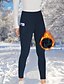 ieftine Jambiere și colanți de yoga-Pentru femei colanți pilates Pantaloni de exterior pantaloni sport Buzunar Ușor Pilates Sală de fitness Alergat Pantaloni Gri Închis Negru Vișiniu Spandex Mărime Plus Sport Îmbrăcăminte de Sport 