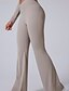 cheap Yoga Leggings &amp; Tights-Women&#039;s fitness pants Yoga Leggings sport pants Flared Lightweight Yoga Fitness Pilates Pants Black White Pink Fall Winter Sports Activewear Micro-elastic
