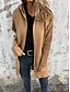 abordables chaqueta con capucha-Mujer Chaqueta casual Chaqueta con capucha Transpirable Cómodo Cremallera Bolsillo Casual Plano Vacaciones Calle Ropa Cotidiana Noche Cremallera Regular Con Capucha Ajuste regular Manga Larga Ropa de