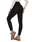 preiswerte Yoga Leggings &amp; Strumpfhosen-Damen Pilates-Leggings Outdoorhosen Sporthosen Tasche Leicht Warm Pilates Fitnessstudio Laufen Hosen Einfarbig Schwarz Hellgrau Übergröße Sport Sportkleidung Mikroelastisch