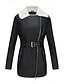 abordables Vestes Sherpa-Femmes Veste en Polaire Confortable Fermeture intégrale Mode street style Uni Extérieur Décontracté Quotidien Régulier Col Rabattu Coupe régulière manche longue Vêtements d&#039;extérieur Noir Bleu Chameau