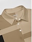 abordables Hauts-Homme T-shirt POLO Kaki Manche Courte Top Tenue de golf Vêtements Tenues Porter des vêtements