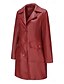 voordelige Winterjassen-Dames Jas Comfortabel Knop Modieus Street Style Effen Buiten Casual / Dagelijks Lang Strijkijzer Normale pasvorm Lange mouw bovenkleding Zwart Bordeaux Kameel Herfst Winter
