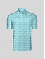 abordables Tapas-Hombre Camisas de polo Azul Piscina Manga Corta Camiseta Ropa de golf Ropa Trajes Ropa Ropa