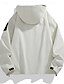 abordables chaqueta activa-Mujer Chaqueta con capucha Impermeable Mantiene abrigado Cremallera Bolsillo Moda Plano Exterior Calle Ropa Cotidiana Cremallera Regular Con Capucha Ajuste regular Manga Larga Ropa de calle Negro