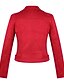 abordables Vestes en simili cuir-Femmes Veste Décontractée Gilet en daim Coupe-vent Chaud Fermeture éclair Avec Poches Mode Moderne Occasionnel Couleur Unie Sortir Week-end Fermeture éclair Régulier Revers en Pointe Coupe régulière