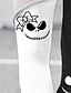 abordables Bas de Halloween-Femmes Pantalons Leggings Streetwear Occasionnel Longueur complète Taille hautePantsHalloween Graphique Bloc de Couleur Taille Élastique Imprimé Respirabilité Confortable Élastique Vacances Rue Tenue