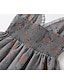 billiga Bohemklänningar-Dam Mini klänning Blommig klänning Boho-klänning Klänning med tryck Västerländsk klänning Klassisk Modern Utomhus Semester Dagligen Normal Blomma Ärmlös V-hals Kaki Sommar
