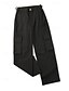 baratos calças cargo femininas-Mulheres Calças Cargo Calças Roupa de rua Casual Comprimento total Natural Tecido Bolsos Confortável Ao ar livre Para Noite Cinzento Preto Branco Azul Outono Normal