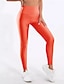 economico Leggings semplici-Per donna Shorts Leggings Leggings comodi Streetwear Casual Lunghezza intera Vita Alta Semplice Elastico in vita Traspirabilità Elasticizzato Vacanza Streetwear Abbigliamento quotidiano Marrone