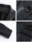 voordelige Imitatieleren jassen-Dames Jas van imitatieleer Comfortabel Knop Modieus Modern Effen Werk Dagelijks Normaal Strijkijzer Normale pasvorm Lange mouw bovenkleding Zwart Rood Kameel Lente Herfst