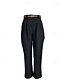 economico pantaloni eleganti da donna-Per donna Pantaloni Eleganti Moda Streetwear Lunghezza intera Naturale Semplice Tasca Elastico in vita Comodo Formale Ufficio Lavoro Nero Beige Caffè Autunno Vestibilità regolare