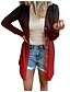 cheap Coats &amp; Trench Coats-Women&#039;s Casual Jacket Comfortable Breathable Print Casual Butterfly Vacation Street Casual Daily Wear Single Breasted Long V Neck Regular Fit Long Sleeve Outerwear White Red Purple Summer Spring