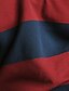 abordables Men&#039;s Rugby Polo-Hombre Tiras horizontales Polo de rugby Manga Larga Camisas de polo Camisas con cuello Ropa deportiva Casual Escuela Exterior Ropa Deportiva Impresión 3D Primavera Otoño Invierno Rojo Azul Piscina