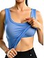billige Enkel tank topp-Dame Camisole Tank Top Helfarge Daglig Stilfull Fritid Ermeløs Øsehals Vanlige topper Daglig Svart Hvit Rosa Militærgrønn Blå Sommer