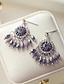 abordables Boucles d&#039;oreilles-1 Paire Boucles d&#039;oreilles For Femmes Rue Date Plage Alliage Le style rétro