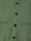 abordables Costumes de mariage-Pour des hommes Mariage Affaires Costumes Noir Vert Sauge Mode Formel Couleur Unie Coupe Standard 3 pièces Simple Boutonnage Deux Boutons