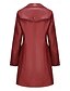 voordelige Winterjassen-Dames Jas Comfortabel Knop Modieus Street Style Effen Buiten Casual / Dagelijks Lang Strijkijzer Normale pasvorm Lange mouw bovenkleding Zwart Bordeaux Kameel Herfst Winter