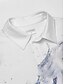 abordables Hauts-Homme T-shirt POLO Bleu Manche Courte Top Tenue de golf Vêtements Tenues Porter des vêtements
