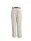 economico pantaloni eleganti da donna-Per donna Pantaloni Eleganti Moda Streetwear Lunghezza intera Naturale Semplice Tasca Elastico in vita Comodo Formale Ufficio Lavoro Nero Beige Caffè Autunno Vestibilità regolare