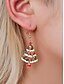 baratos Colar Feminino-Conjunto de joias femininas para árvore de Natal com colar com pingente de esmalte festivo e brincos pendentes - acessórios para festas de fim de ano para celebrações de Natal e presentes