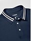 abordables Hauts-Homme T-shirt POLO bleu marine Manche Courte Top Tenue de golf Vêtements Tenues Porter des vêtements