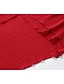 preiswerte Western Boho Kleid-Damen Minikleid Boho-Kleid Westernkleid Mode Klassisch Modern Outdoor Ferien Ausgehen Normale Passform Einfach Langarm V Ausschnitt Rote Sommer