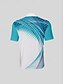 abordables Hauts-Homme T-shirt POLO Bleu Manche Courte Top Tenue de golf Vêtements Tenues Porter des vêtements
