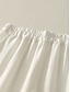 economico Pantaloni in lino e cotone semplici-Per donna Pantaloni in cotone e lino Chinos Stile Etnico Essenziale Casual Lunghezza intera Vita Alta Floreale Ricamato Tasca Elastico in vita Comodità All&#039;aperto Micro-elastico Vacanza Streetwear