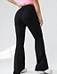 cheap Yoga Leggings &amp; Tights-Women's Capri Leggings Yoga Leggings Pocket Tummy Control High Waist Gym Dance Athletic Bottoms Solid Color Black Fall Sports Activewear Tight Fit