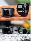 abordables Bijoux pour hommes-Bague homme en alliage noir avec pierre précieuse noire carrée – bague tendance pour un style décontracté ou de soirée