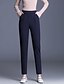 abordables pantalons habillés pour femmes-Femmes Dress Pants works Pantalons Pantalon sarouel Mode Streetwear Longueur complète Taille haute Uni Avec Poches Taille Élastique Respirabilité Confortable Micro-Élastique Rue Tenue quotidienne