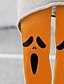 abordables Bas de Halloween-Femmes Pantalons Leggings Streetwear Occasionnel Longueur complète Taille haute À Motifs Taille Élastique Imprimé Respirabilité Confortable Élastique Vacances Rue Tenue quotidienne Orange Gris