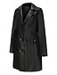 voordelige Winterjassen-Dames Jas Comfortabel Knop Modieus Street Style Effen Buiten Casual / Dagelijks Lang Strijkijzer Normale pasvorm Lange mouw bovenkleding Zwart Bordeaux Kameel Herfst Winter