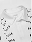 preiswerte Oberteile-Herren Golf-Poloshirt Weiß Kurzarm Oberteil Golfkleidung, Kleidung, Outfits, Kleidung