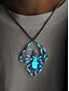 voordelige Halloween Accessoires-Halloween glow-in-the-dark spinnenhanger voor heren - roestvrij staal en zinklegering, gothic stijl, feest- en cosplay-sieraden